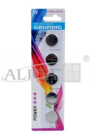 Batteries (CR2032) lithium GRUNDIG BAT-CR2032 5pcs./bl