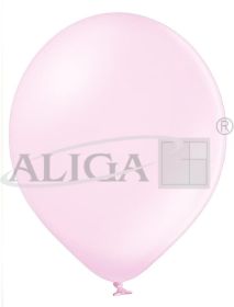 Balony BAL23-308M metal., kolor jasnoróżowy, rozm. 23cm, op. 100szt.