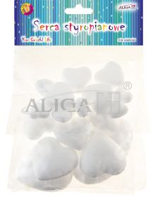 Serca styropianowe BBS-7368 mix wielkości