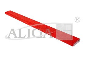 KDM-403 czerwona metalizowana bibuła dekoracyjna, karbowana PROM