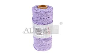 Sznurek bawełniany SBW-112 liliwy 3mm x 100m (splot 21 nitek)