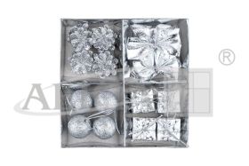 Zestaw świąteczny SGD-4732 srebrny, w pudełku