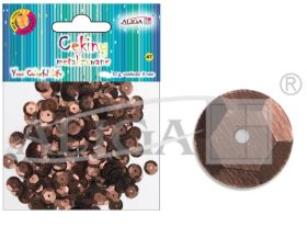 Metallised sequins MT-0210(86)Brown 10g