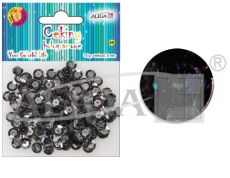 Holographic sequins MT-0213(89)Black 10g.