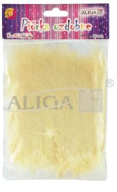 Feathers Ecru (P-070) 10-12cm pack.50pcs.