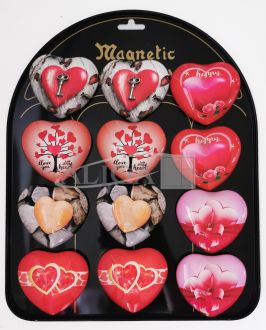 Magnesy serca MG-9603 12 szt. 