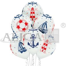 Balony BN06-307 - Morskie - op. 6 szt.