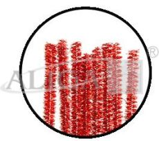 Druty pluszowe DPK-03 metalizowane czerwone