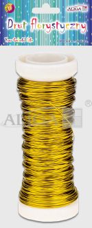 Drut florystyczny DA-1181 złoty 0,5mm, dł. 30m