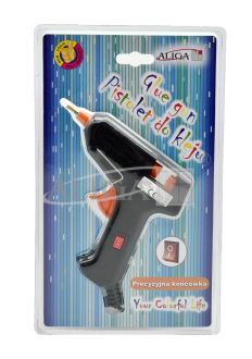 Pistolet z włącznikiem JBP-10W na klej, z precyzyjną końcówką, moc 10W