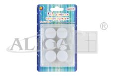 Koła rzepowe PSD-1649 samoprzylepne, śr. 2,5cm, op. zawiera 18 par rzepów