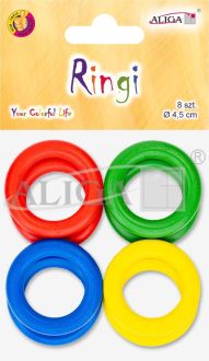 Ringi drewniane RD-0926 4,5cm op. 8szt. PROM