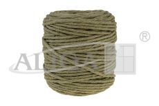 Sznurek bawełniany do makramy SBK-31 khaki 5mm x 100m (splot 21 nitek)