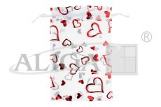 Woreczki SO-31-04 z organzy z nadrukiem, 12x18cm, op. 12szt.