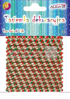 Tasiemka dekoracyjna TD-1754 szer. 1cm, dł. 5m