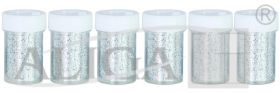 Brokat MT-0218(94)srebrny bio, 8g 6szt./op.