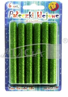 Klej do pist.JB11-ZI zielony 6szt.11mm PROM