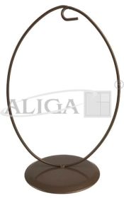 Stand SMW-1714 metal, Egg, Height 17 cm., Width 11 cm., 8 cm. Stand Diameter
