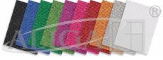 Tektura falista brokatowa TFB-1287, format A4, 10kol. mix