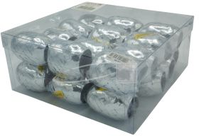 Wstążka "JAJKO" WST-10-SR srebrna 5mm x 10m op.24szt.
