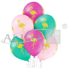 Balony BN06-254 - Flamingi - op. 6 szt. PROM