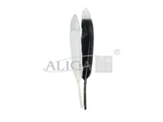 Piórka PD-3264 ze srebrnymi końcami 16cm, mix kol op.6 szt,PROM