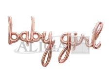 Balony foliowe BF-7651 BABY GIRL różowo-złote PROM