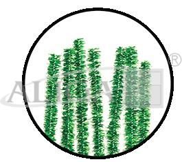 Druty pluszowe DPK-04 metalizowane zielone