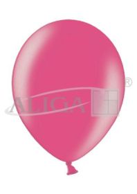 Bal.12M-064 27cm metal.ciem.róż.100szt.