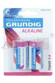 Batteries (LR14) alkaline GRUNDIG BAT-LR14 2pcs./bl