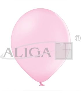 Balony BAL25-123P pastel., kolor, jasnoróżowy, rozm. 25cm, op. 100szt.
