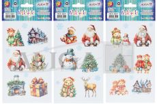 Naklejki NKX-5951 świąteczne, rozm. 12 x 20cm