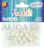 Koraliki plastikowe PJ-0836 opalizujące,perłowe 10mm op.80szt.