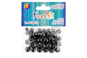 Koraliki plastikowe PJ-6287 mix rozmiarów op. 60szt.