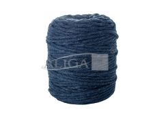 Sznurek bawełniany do makramy SBK-23 granatowy 5mm x 100m (splot 21 nitek)