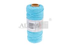 Sznurek bawełniany SBW-115 błękitny 3mm 100m (splot 21 nitek)