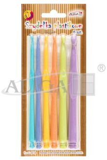 Zestaw szydełek plastikowych SZYD-5624, op. 6szt.