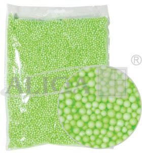 Kulki styropianowe KSK-6-1270 zielone 4mm,10g.