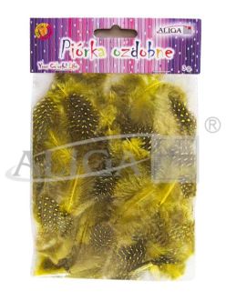 Feathers speckled Yellow (PN-02) 3g
