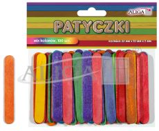 Patyczki PK-0074 mix kolorów op.100szt. 65x10x2mm