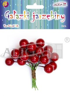 Gałązki jarzębiny DPG-0006 dł.6cm op.22szt