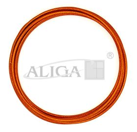 Drucik aluminiowy DA-3609 karbowany miedziany  2mm x 2m