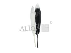 Piórka PD-3264 ze srebrnymi końcami 16cm, mix kol op.6 szt,PROM