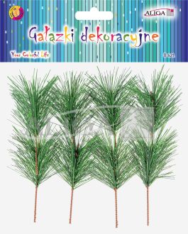 Gałązki dekoracyjne DPG-2677 dł. ok. 11cm, op. 8szt.
