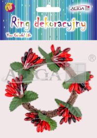 Ring dekoracyjny DPG-5944 rozm. ok. 10cm, op. 1szt.