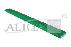 KDM-404 zielona metalizowana bibuła dekoracyjna, karbowana PROM
