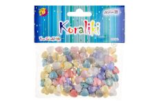 Koraliki w kształcie serc PJ-5693 rozm. 1,1cm, otwór 2mm, op. 100szt.