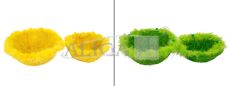 Koszyczki wielkanocne WKSZ-5205 21 cm, op. zawiera 2 szt. w mixie kolorystycznym.