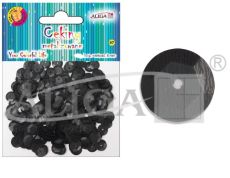 Metallised sequins MT-0211(87)Black 10g.