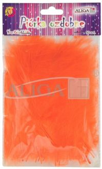 Feathers Orange (P-081) 10-12cm pack.50pcs.